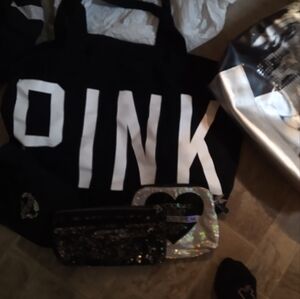 Four Piece Lot Number 3 Victoria's Secret Totes